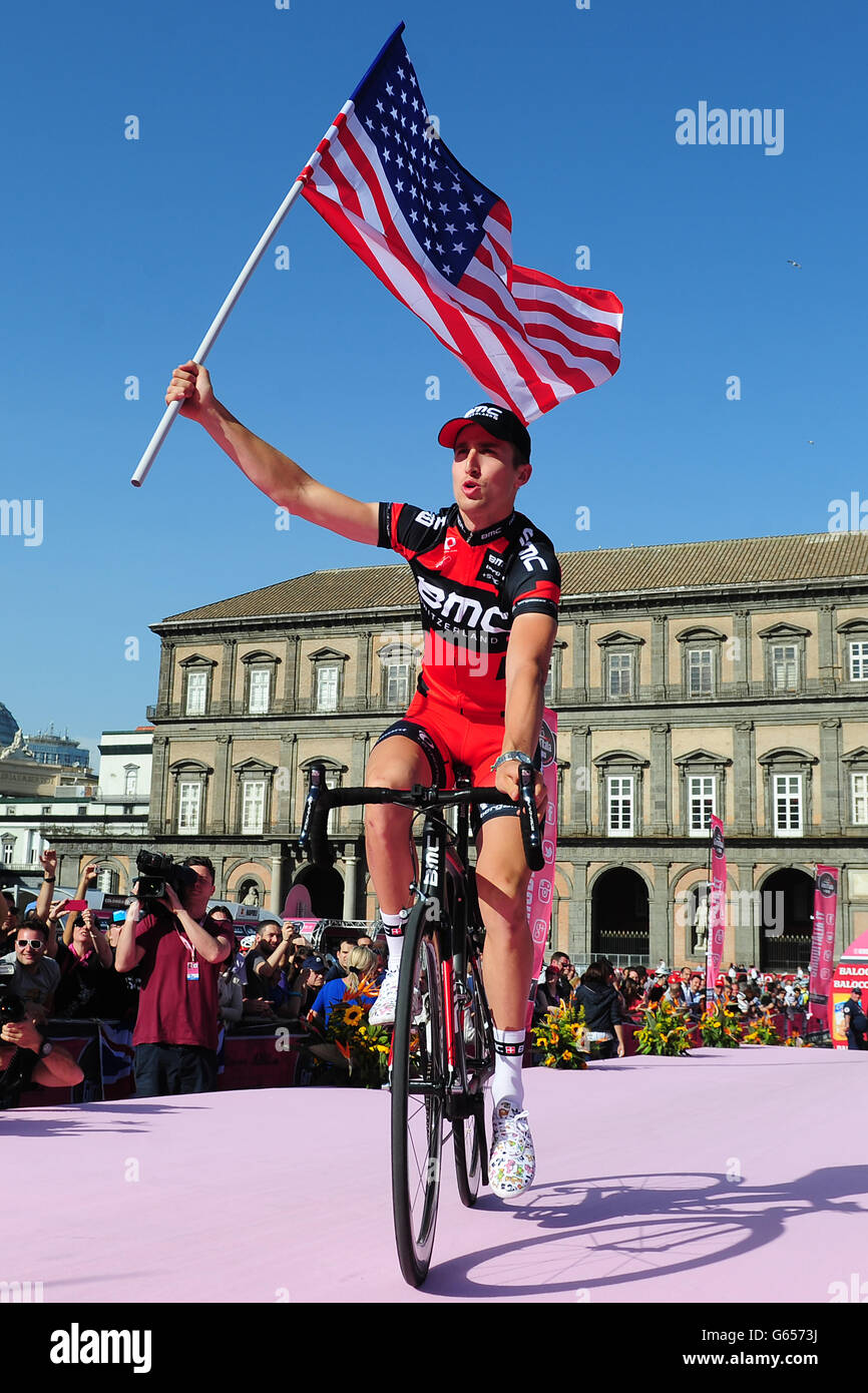 Cycling - 2013 Giro D'Italia - Preview Day - Naples. Taylor Phinney, BMC Racing Team Stock Photo