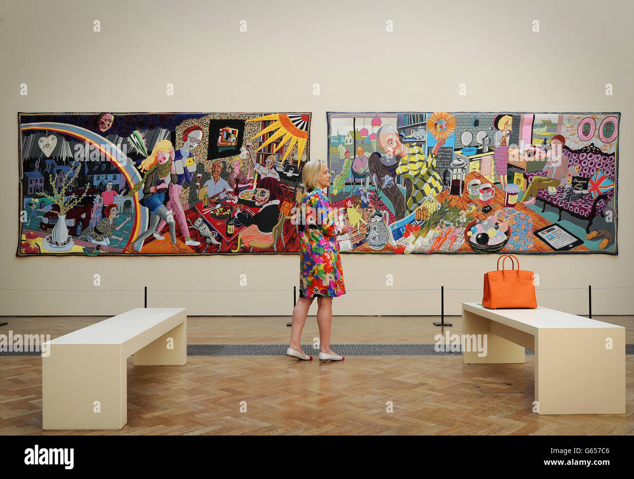 Royal Academy summer exhibition Stock Photo Alamy