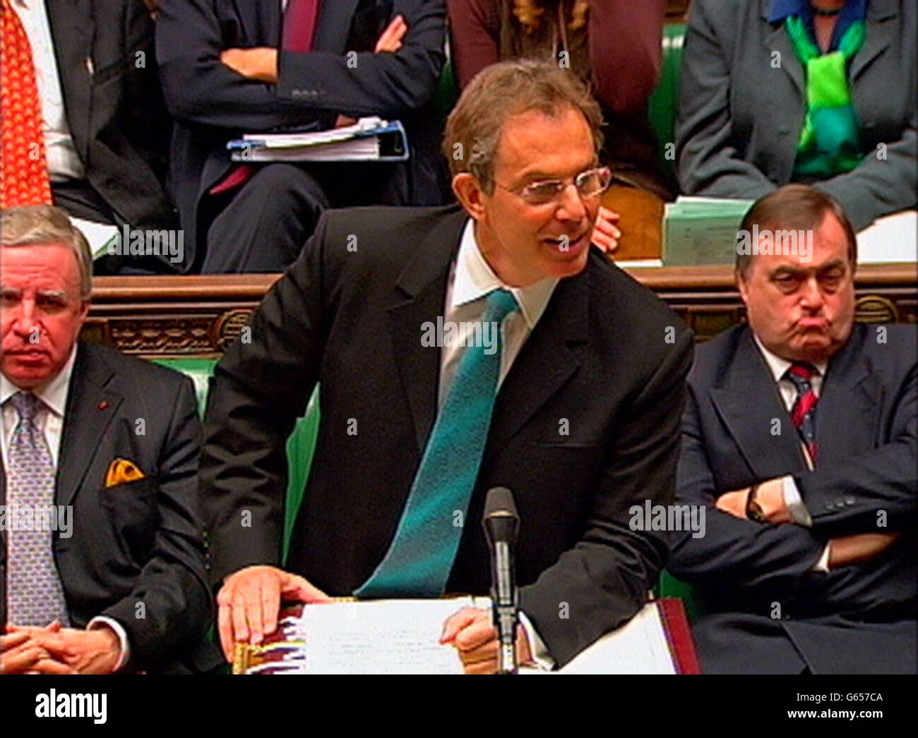 PMQs Tony Blair Stock Photo - Alamy