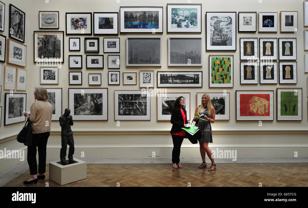 Royal Academy summer exhibition Stock Photo Alamy