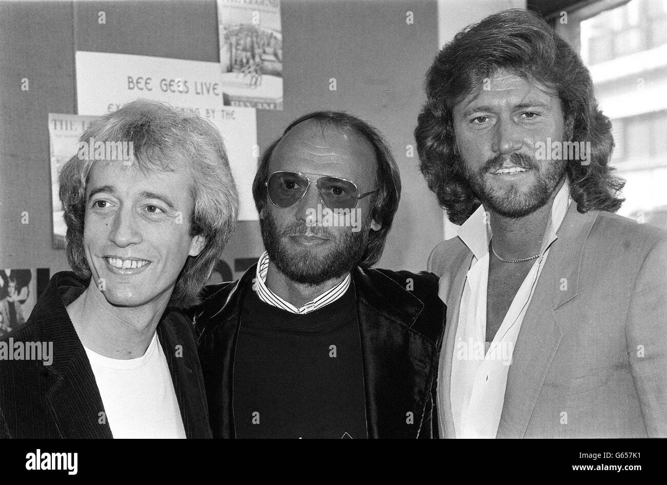 BEE GEE'S BROTHER ANDY DIES Stock Photo