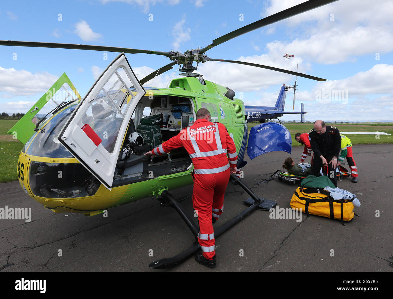 Scotlands charity air ambulance hi-res stock photography and images - Alamy