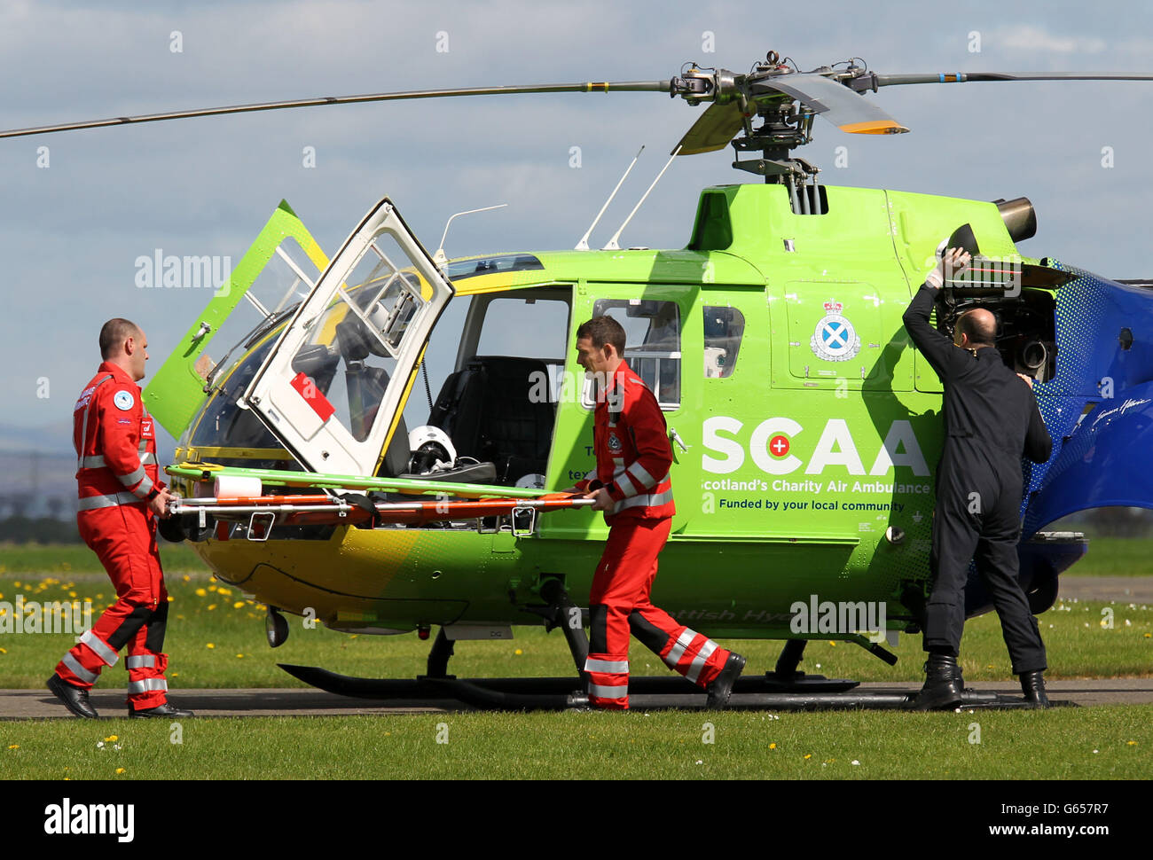 Scotlands Charity Air Ambulance High Resolution Stock Photography and ...