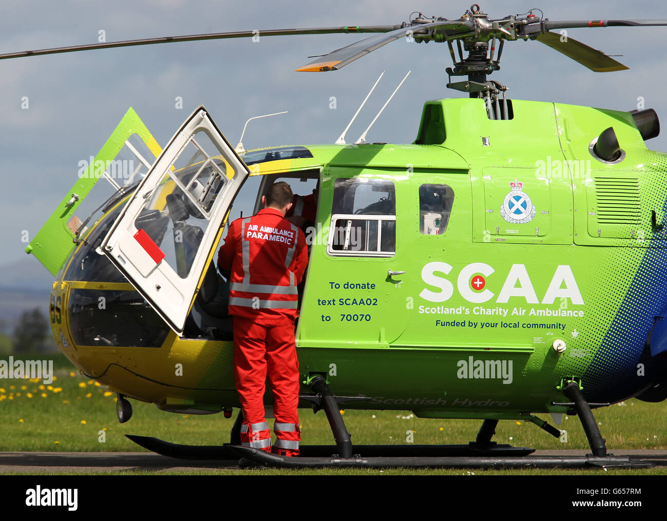 Scotlands Charity Air Ambulance High Resolution Stock Photography and ...