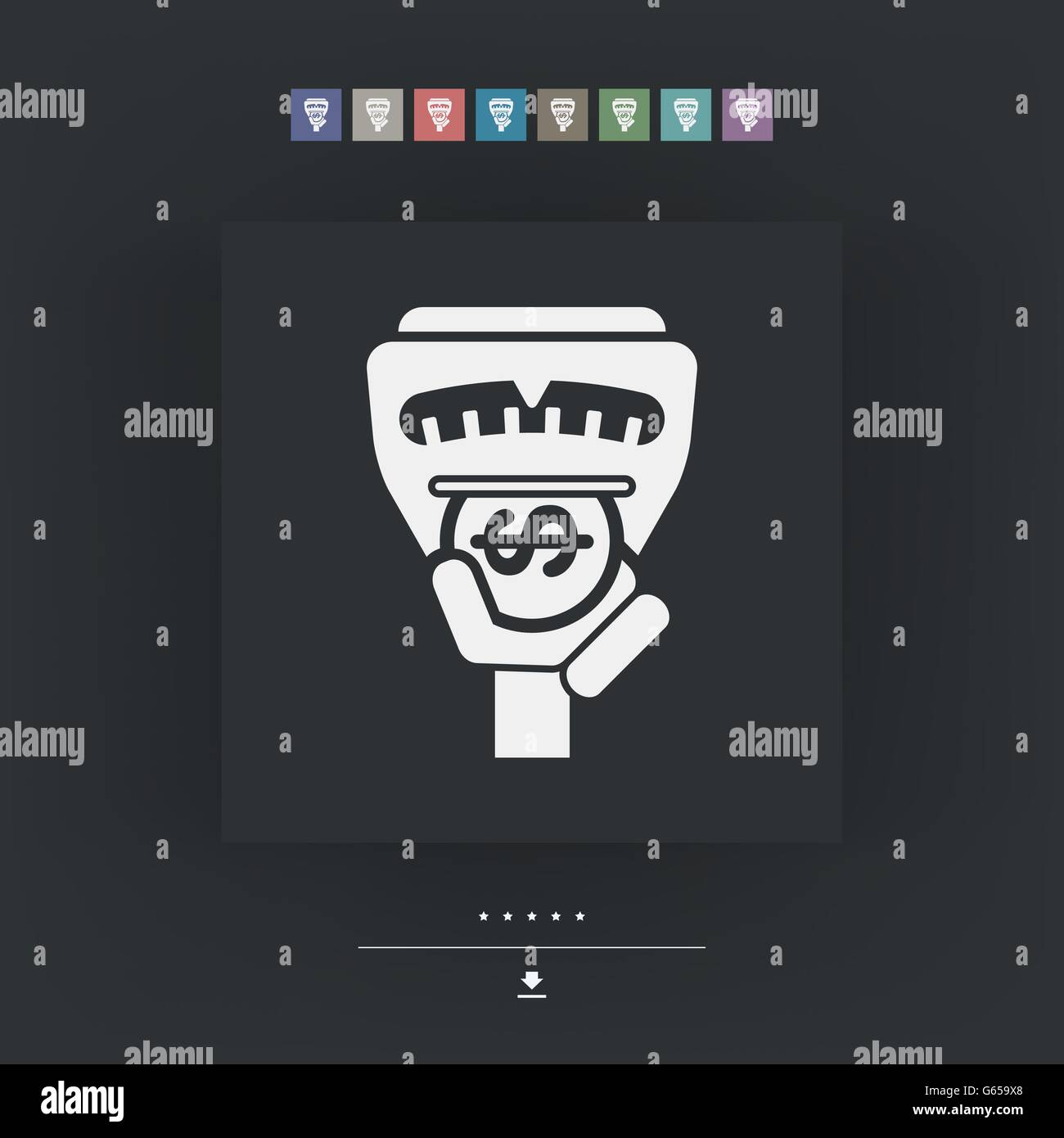 Payment meter Stock Vector Images - Alamy