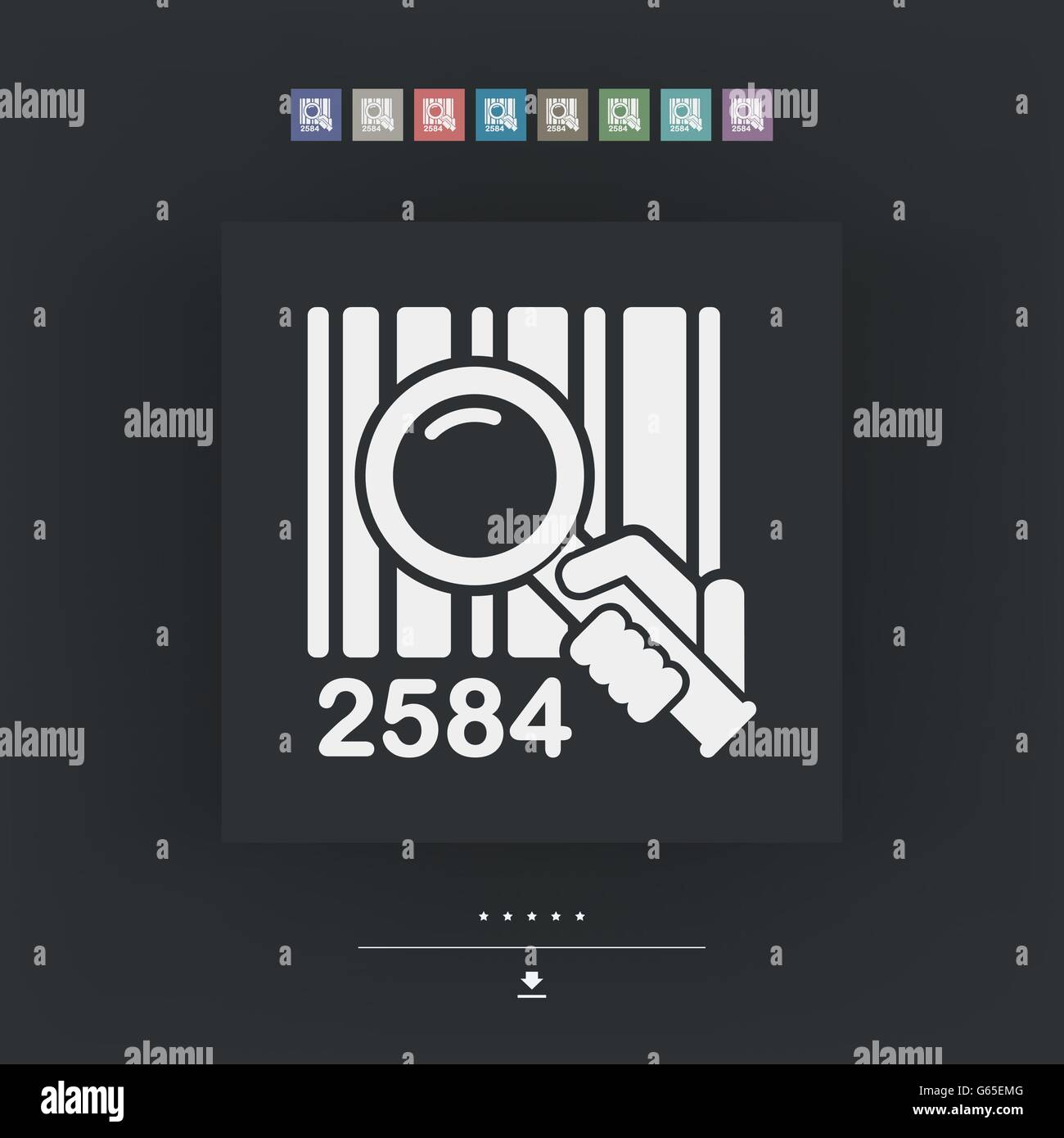Bar code magnifier hi-res stock photography and images - Alamy