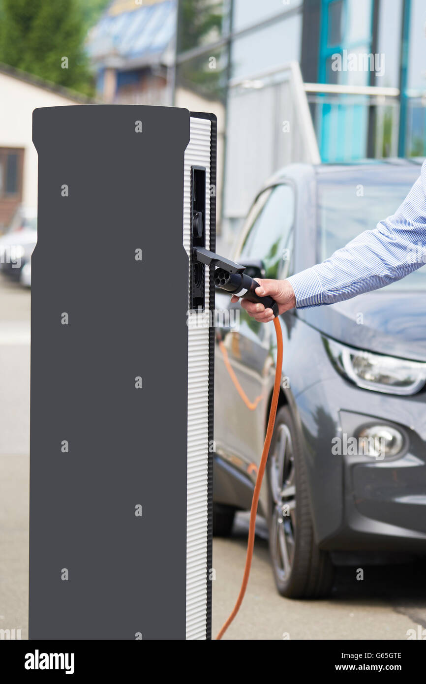 charging station for electric cars Stock Photo - Alamy