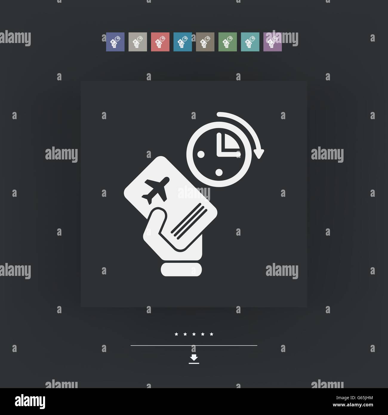 Last minute aiplane ticket Stock Vector Image & Art Alamy