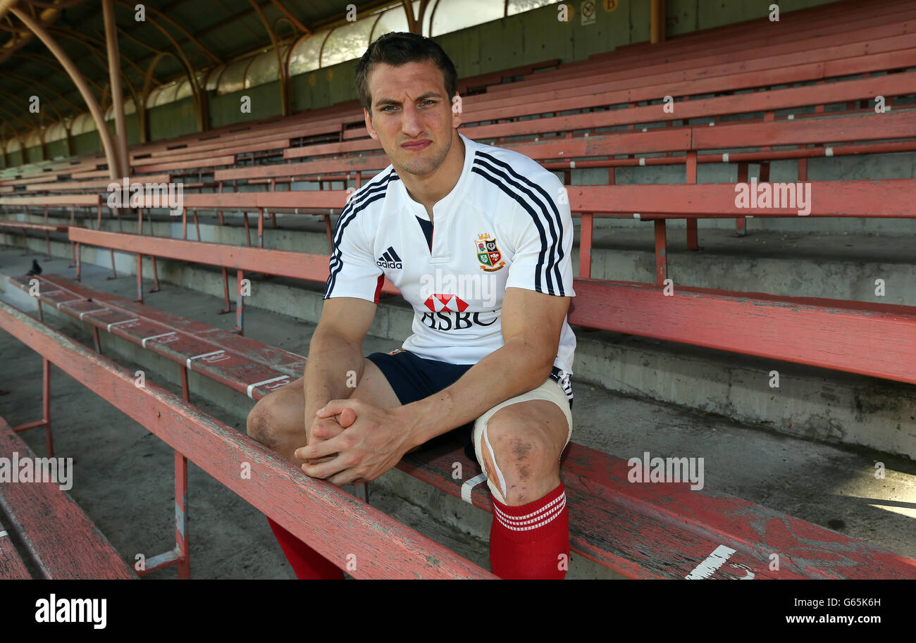 Rugby Union - 2013 British and Irish Lions Tour - British and Irish Lions Training Session - North Sydney Oval. British and Irish Lions' Sam Warburton poses for a picture after the training session at North Sydney Oval, Sydney in Australia. Stock Photo