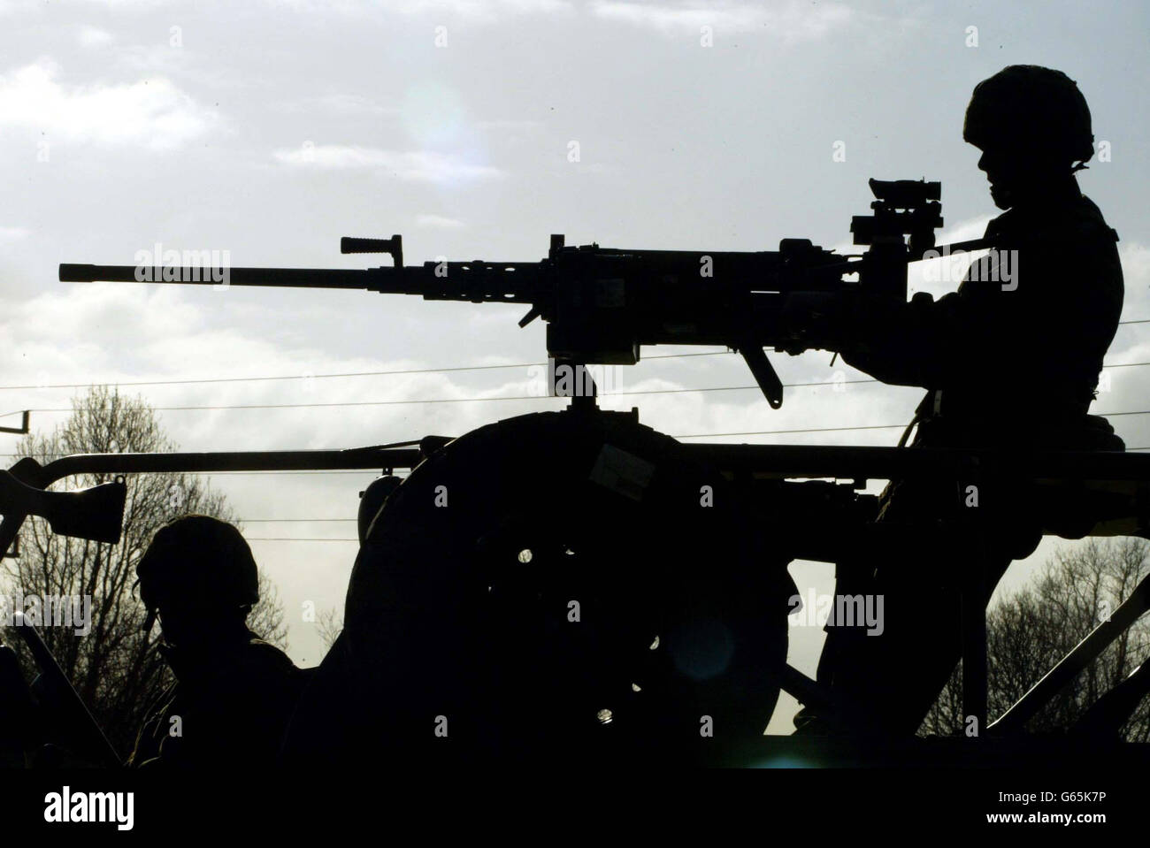 Machine Gun Silhouette