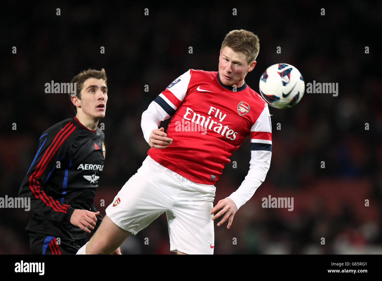 Soccer - NextGen Series - Quarter Final - Arsenal v PFC CSKA - Emirates Stadium Stock Photo