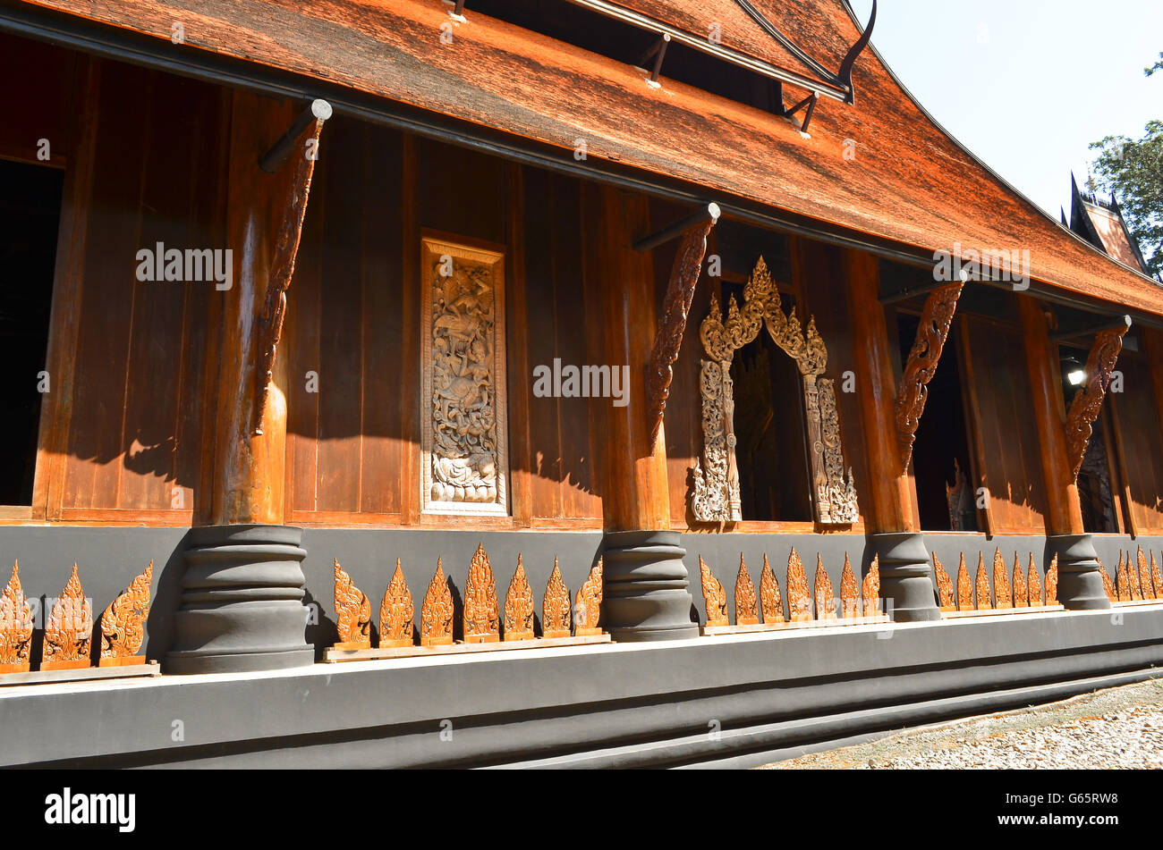 Chiang rai ,Thailand - october 26, 2014 : Baan Dam, Museum of Art in Chiang rai. Stock Photo