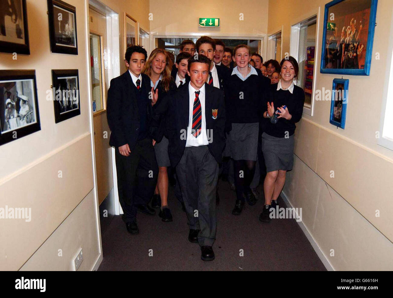 Teenage sailor Seb Clover, returns to Ryde School on the Isle of Wight ...