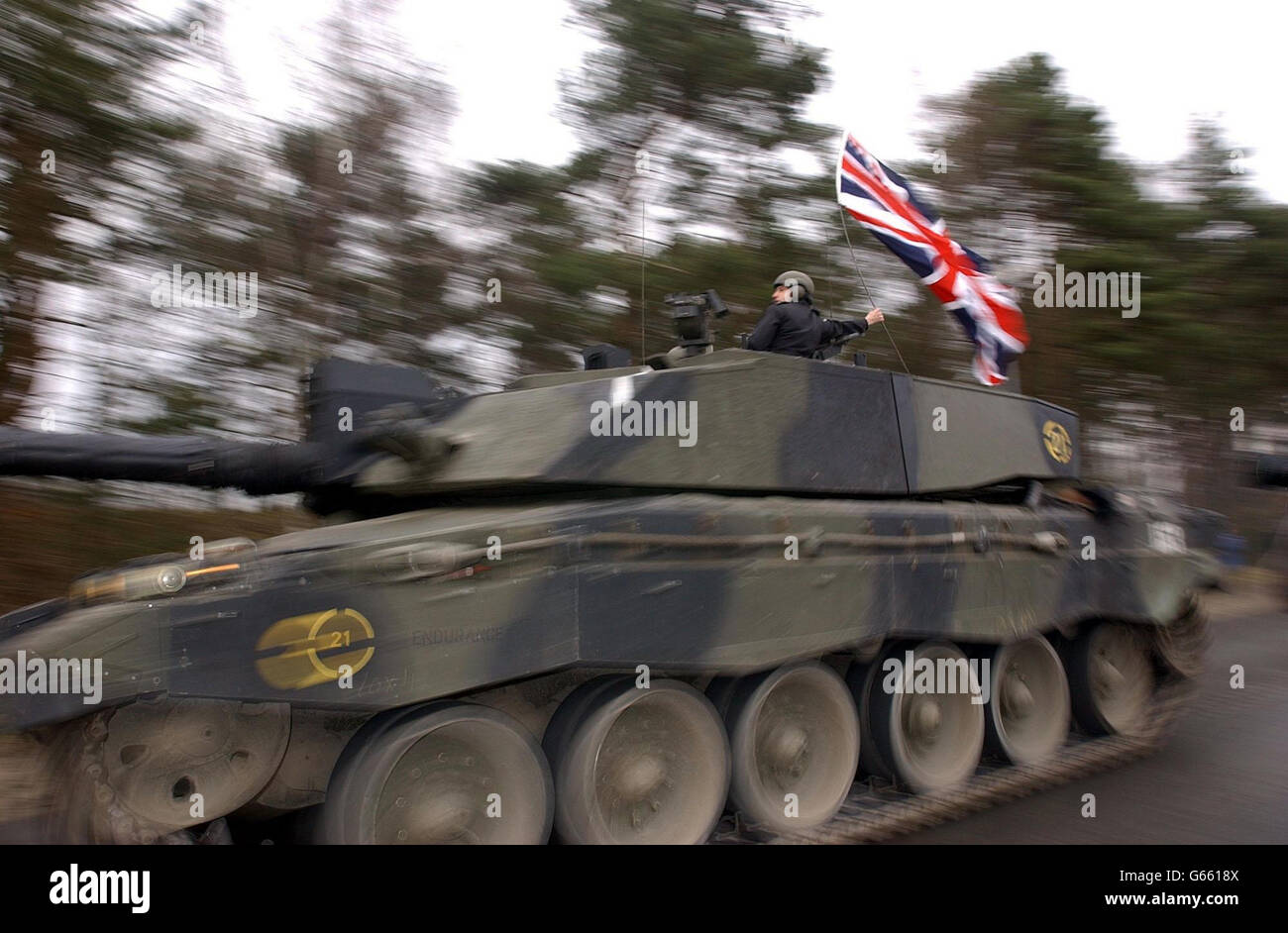 Royal Tank Regiment - Germany Stock Photo