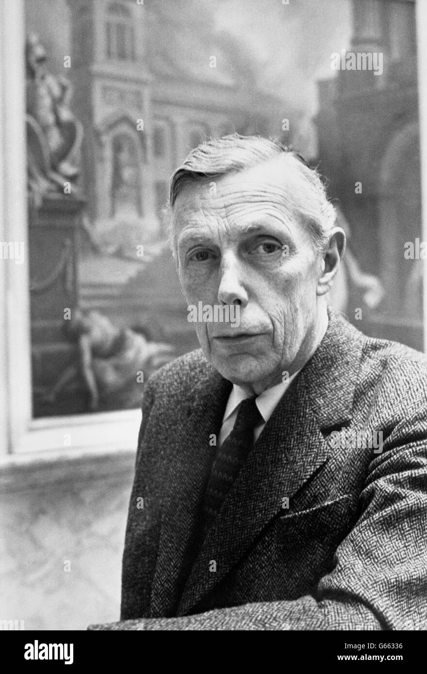 Professor Anthony Blunt, former surveyor of the Queen's pictures, photographed at the Courtauld Institute in 1970. He was named in the House of Commons in connection with the Burgess and Maclean spy scandal. Stock Photo