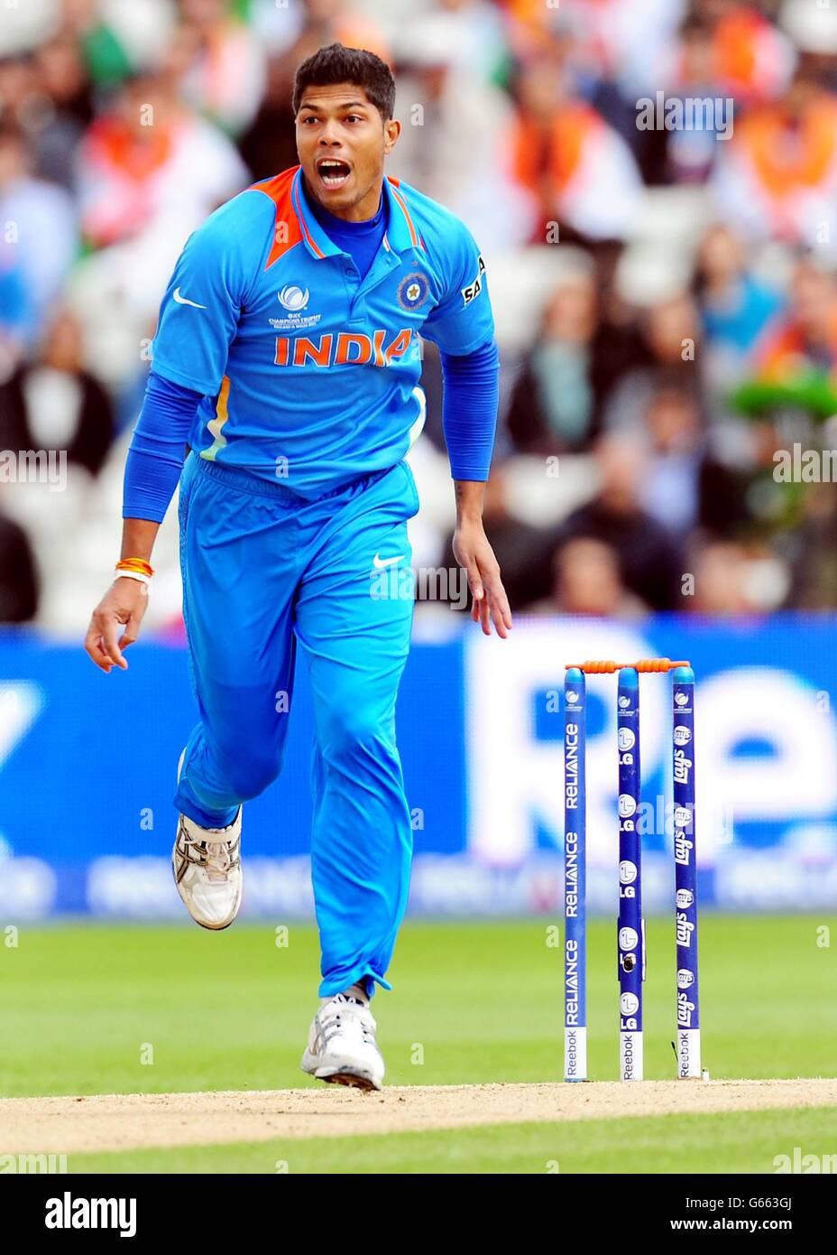 India v pakistan icc champions trophy hires stock photography and