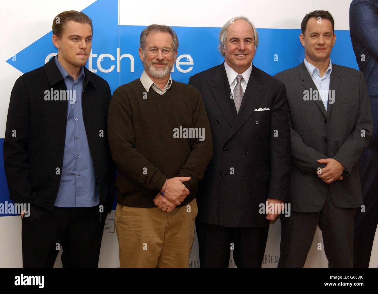 Catch Me If You Can press conference Stock Photo