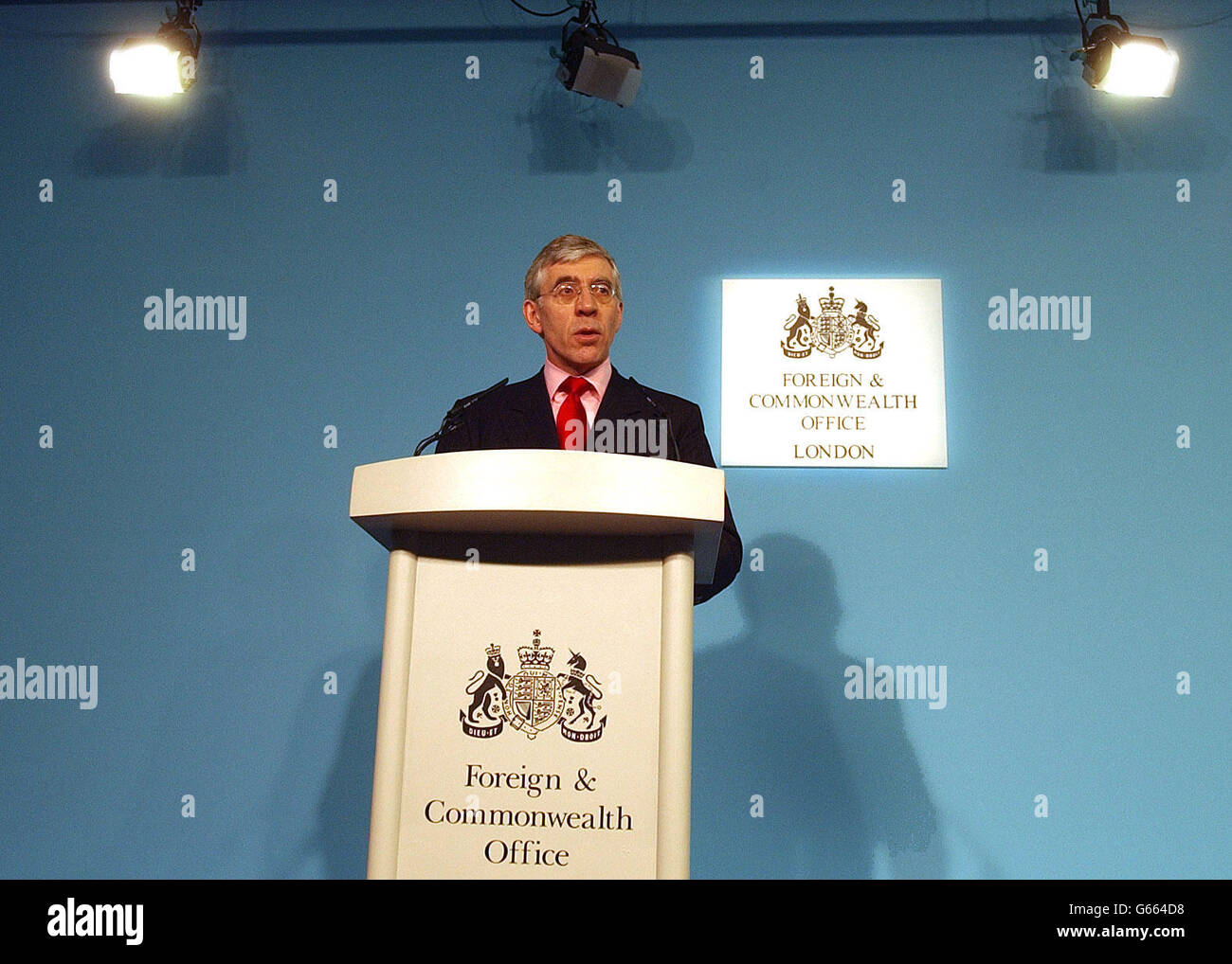 Jack Straw Iraq report Stock Photo Alamy