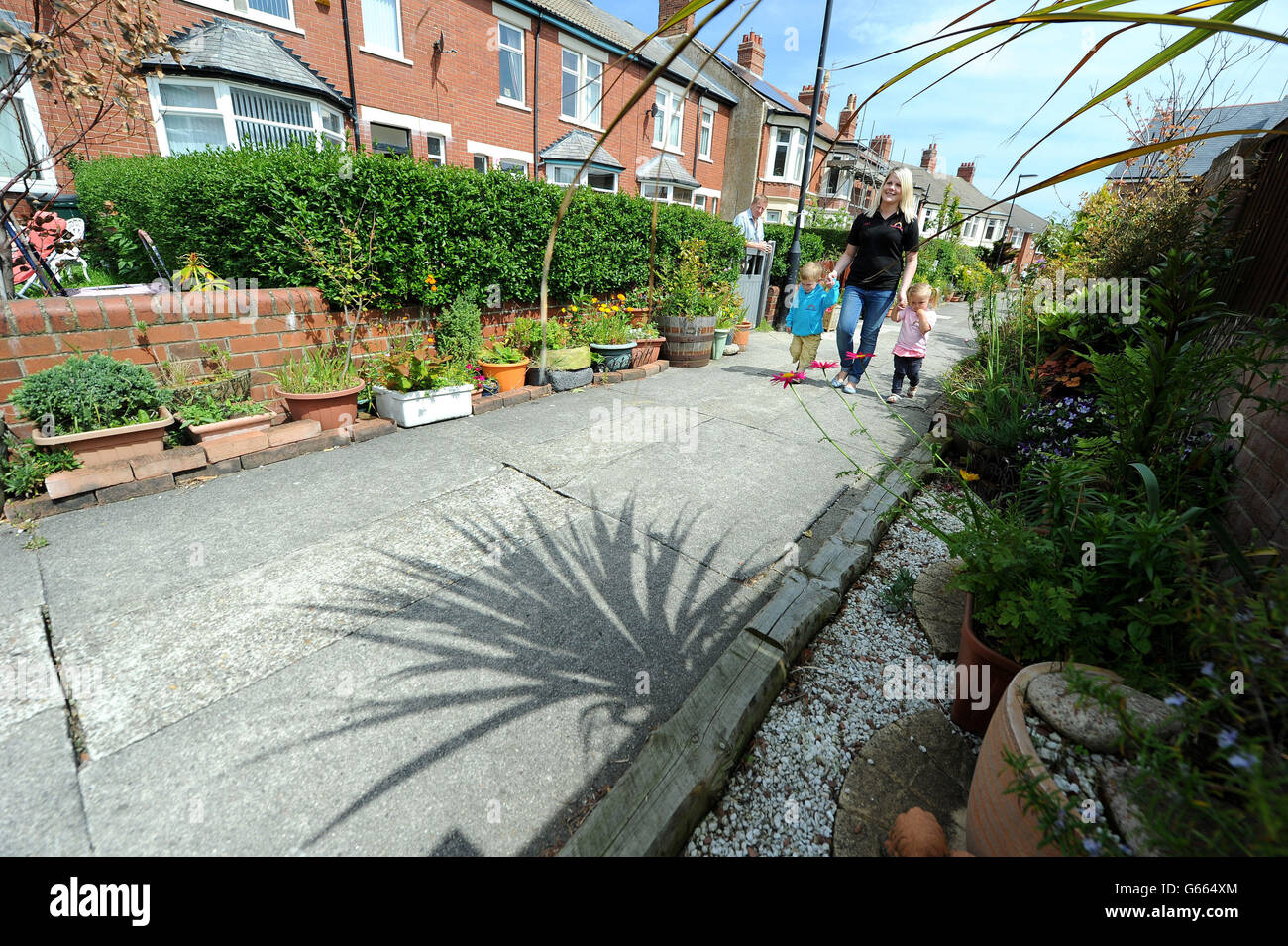 Laura Guthzeit (centre) with Mathew (left) and Macymay Stretton (right
