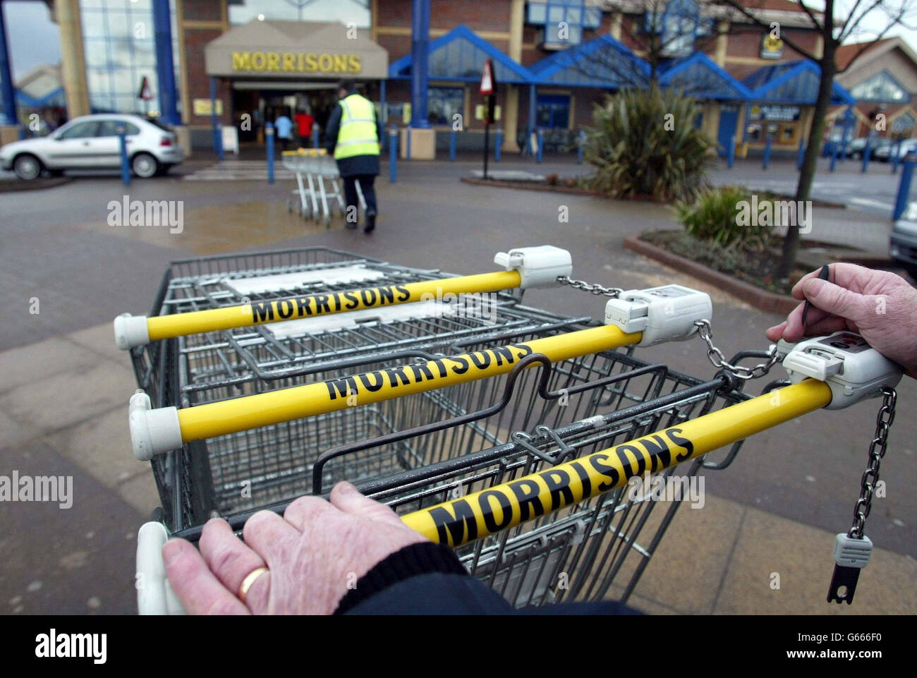 Morrisons store in North Shields near Newcastle. Supermarket