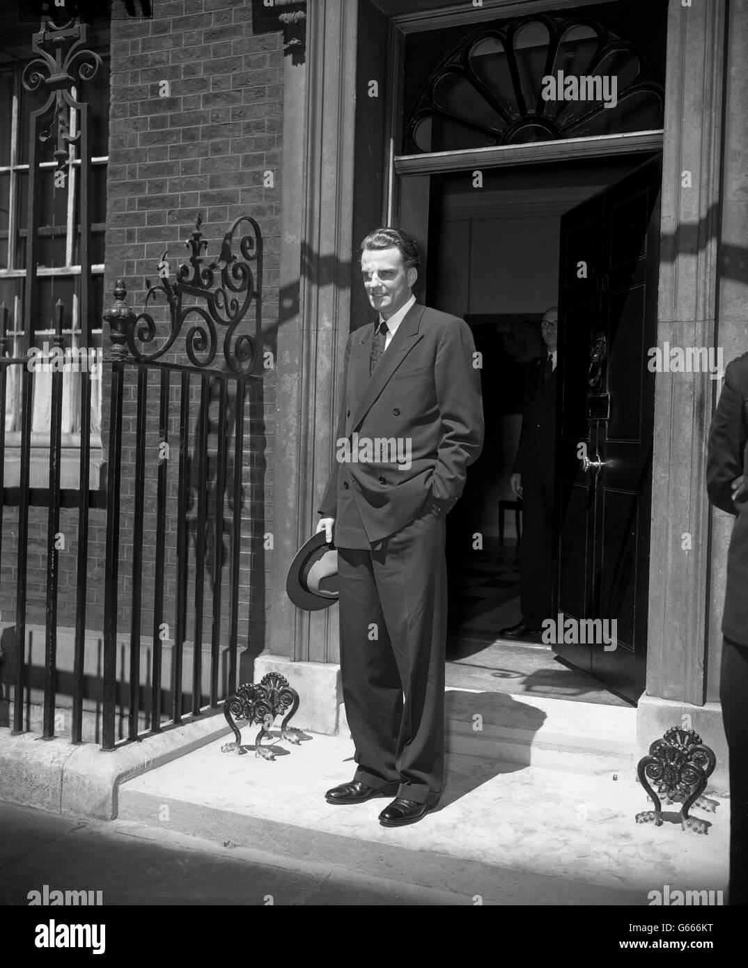 Religion - American Evangelist Billy Graham - 10 Downing Street, London Stock Photo