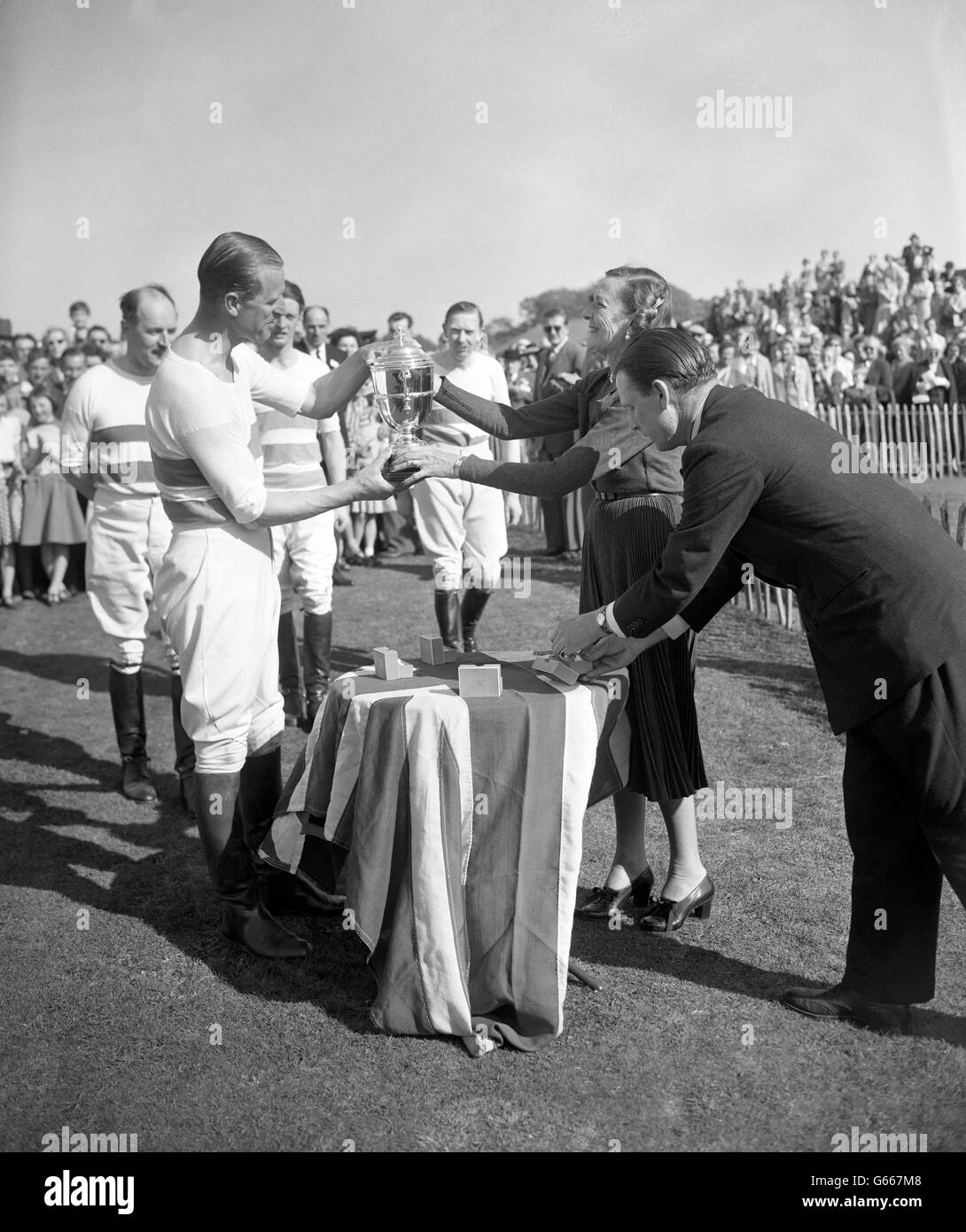 Royalty - Duke of Edinburgh - Polo Tournament - Windsor Great Park Stock Photo