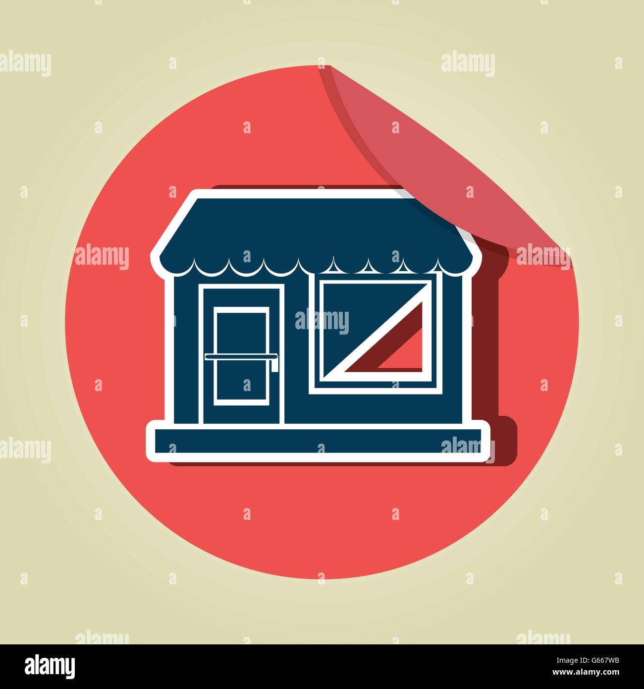 sticker shopping design Stock Vector Image & Art - Alamy