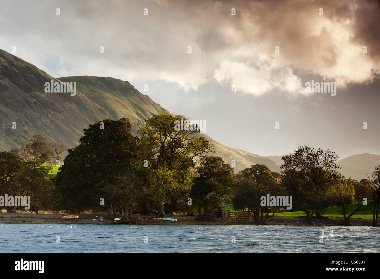 Bonscale Pike with Ullswater, one of the lakes in the Lake District, England, United Kingdom, Europe Stock Photo