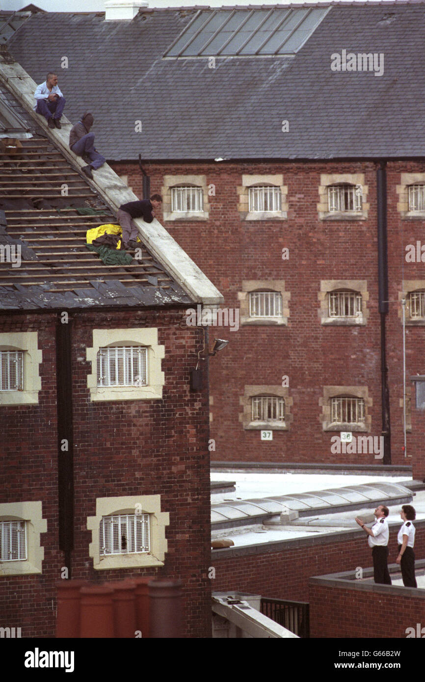 Crime - Strangeways Prison Siege - Manchester Stock Photo