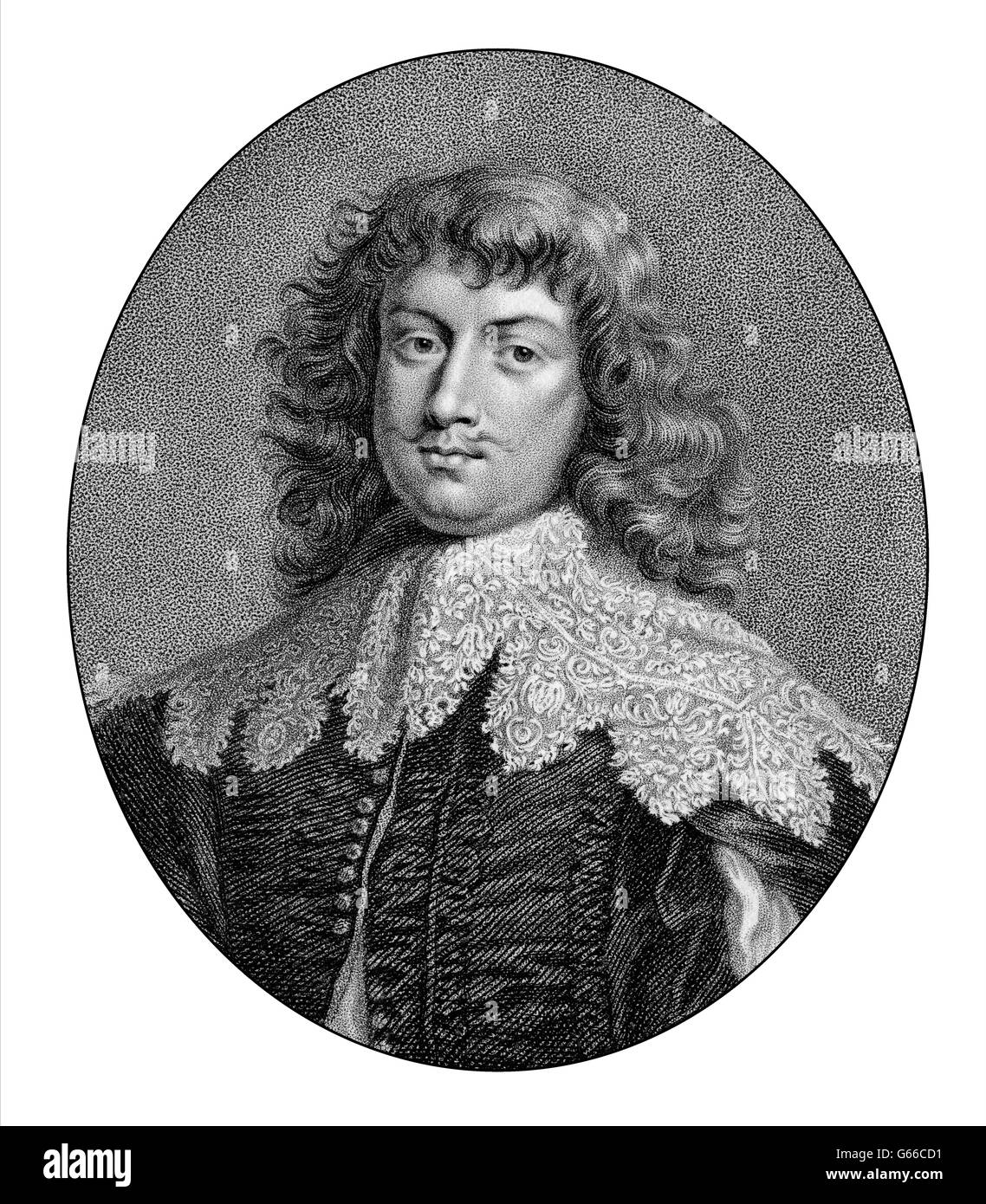 George Digby, 2nd Earl of Bristol, 1612-1677, an English politician Stock Photo