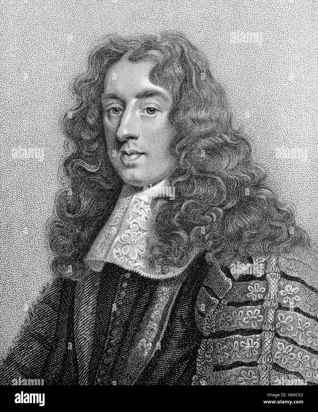 Heneage Finch, 1st Earl of Nottingham, PC, 1621-1682, Lord Chancellor of England Stock Photo