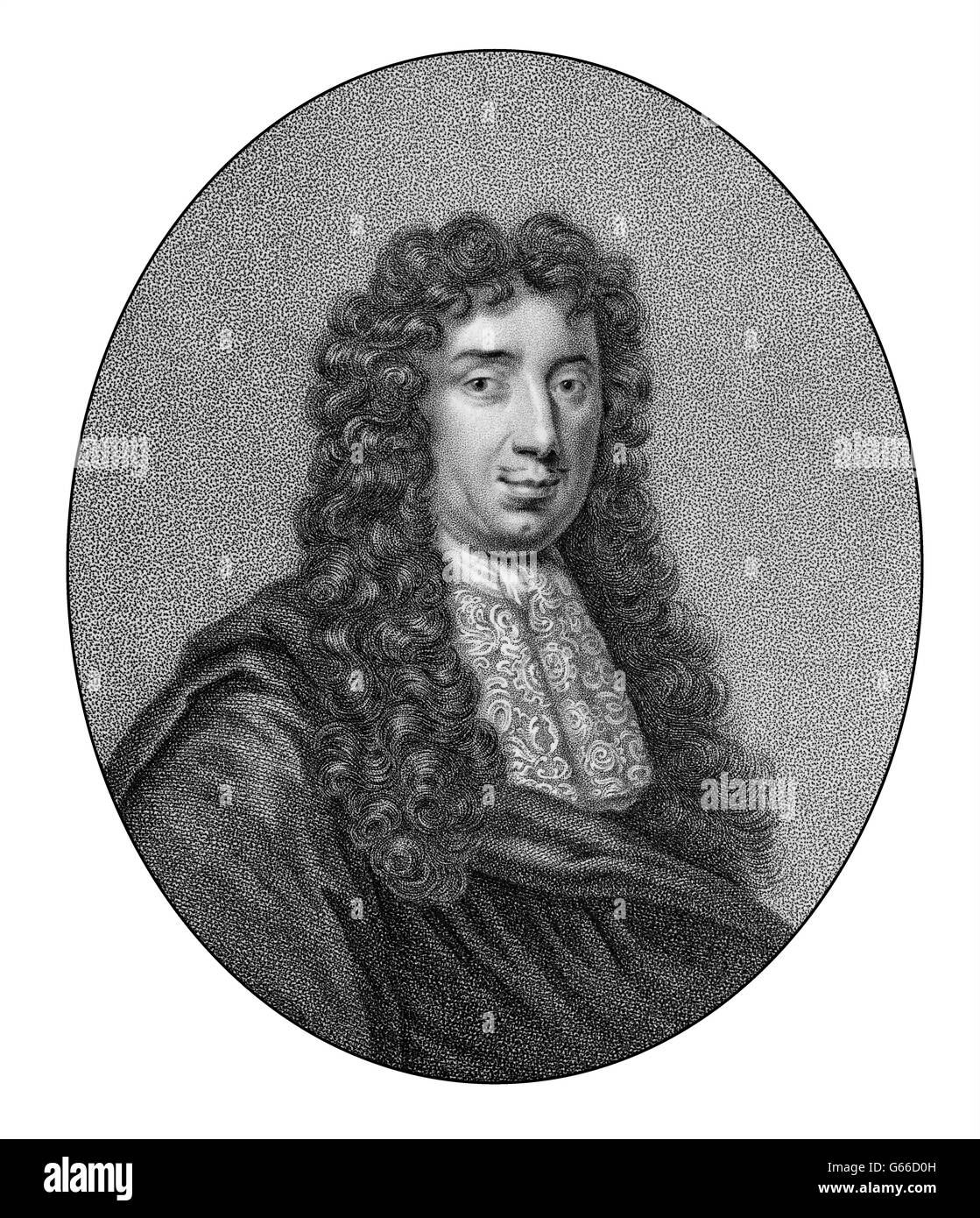 George Savile, 1st Marquess of Halifax, 1633-1695, an English statesman, writer and politician Stock Photo