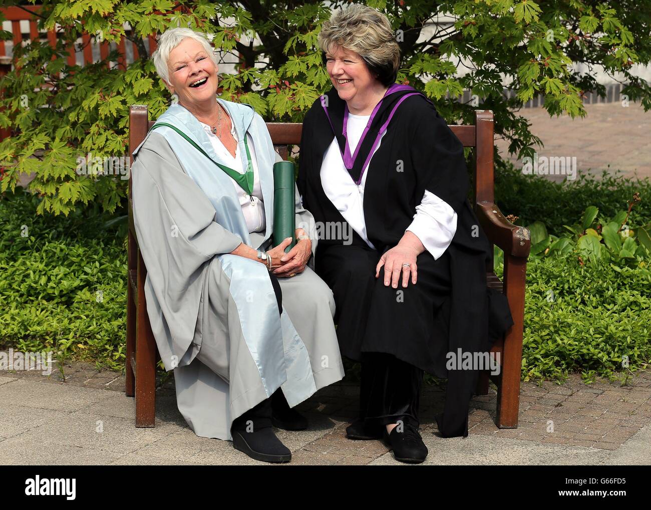 Dame Judi honoured by university Stock Photo