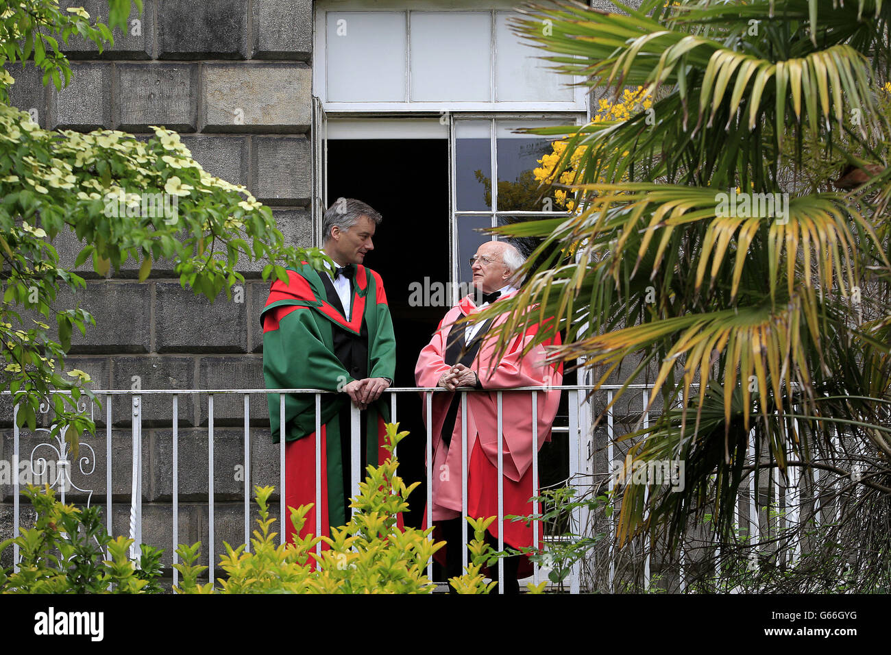 Honorary degrees at Trinity College Stock Photo