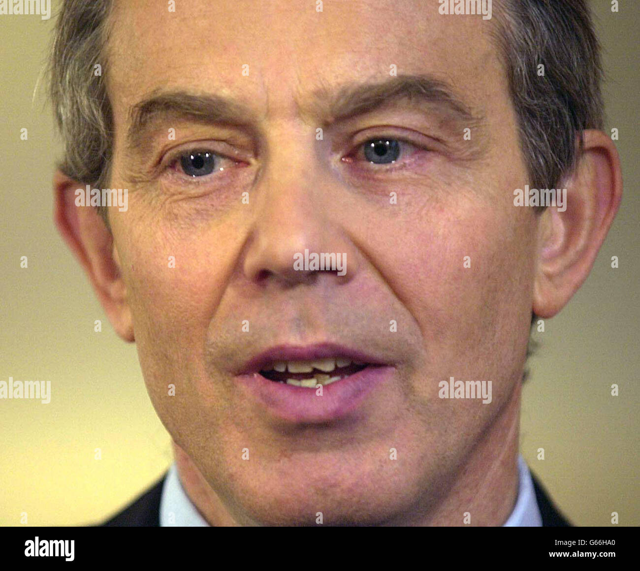 Prime minister tony blair at press conference in downing street hi-res