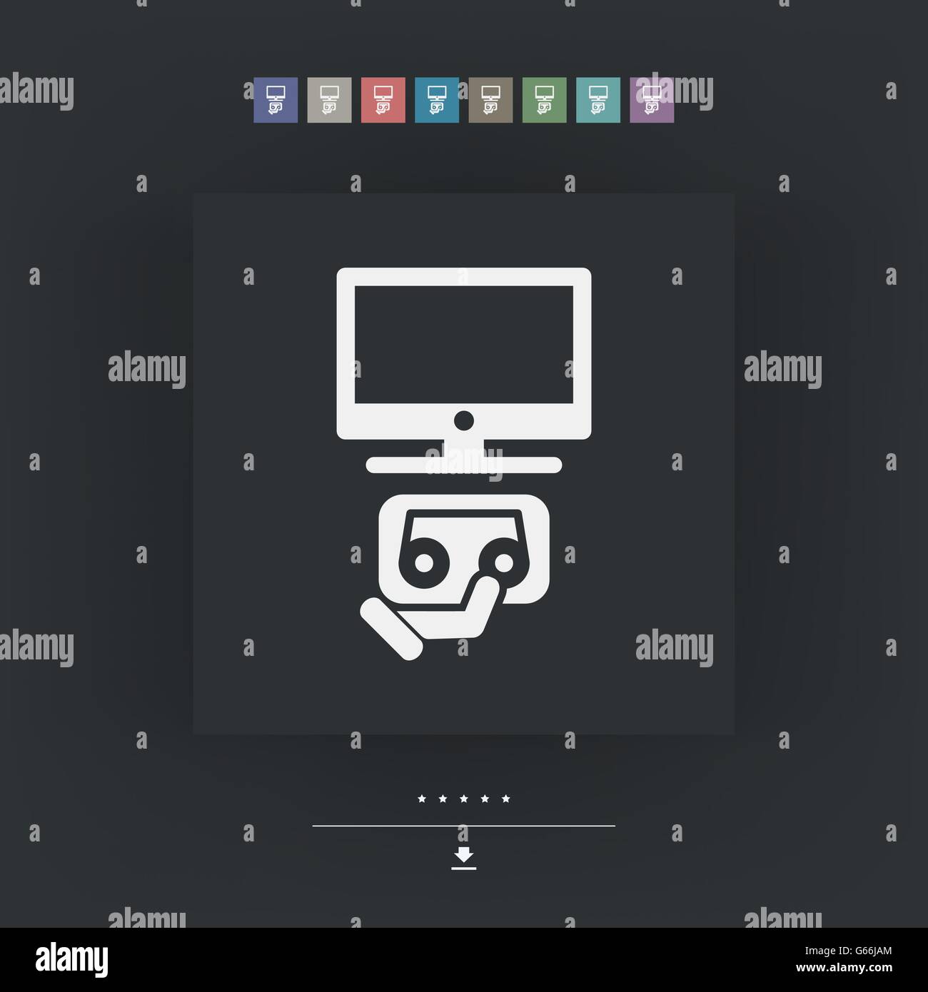 Videotape vector vectors Stock Vector Images - Alamy