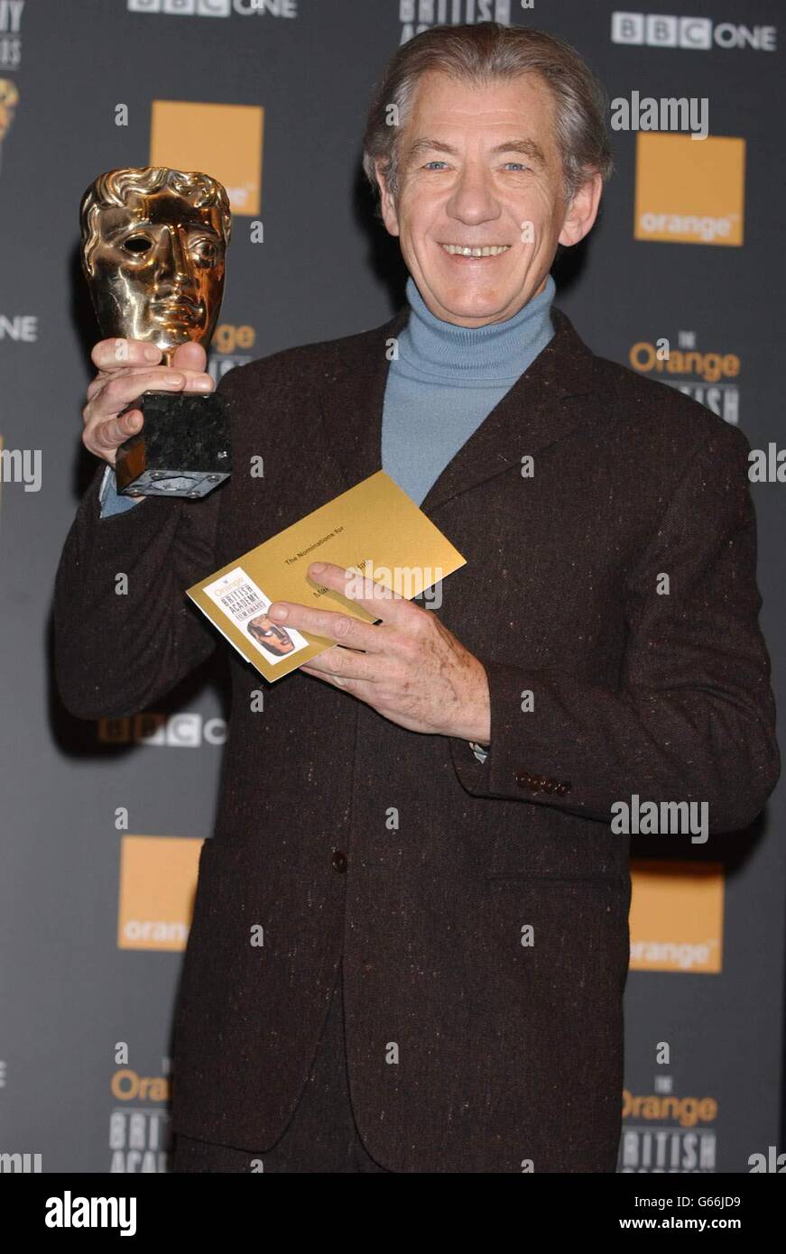 MCKELLEN - BAFTA NOMINATIONS Stock Photo