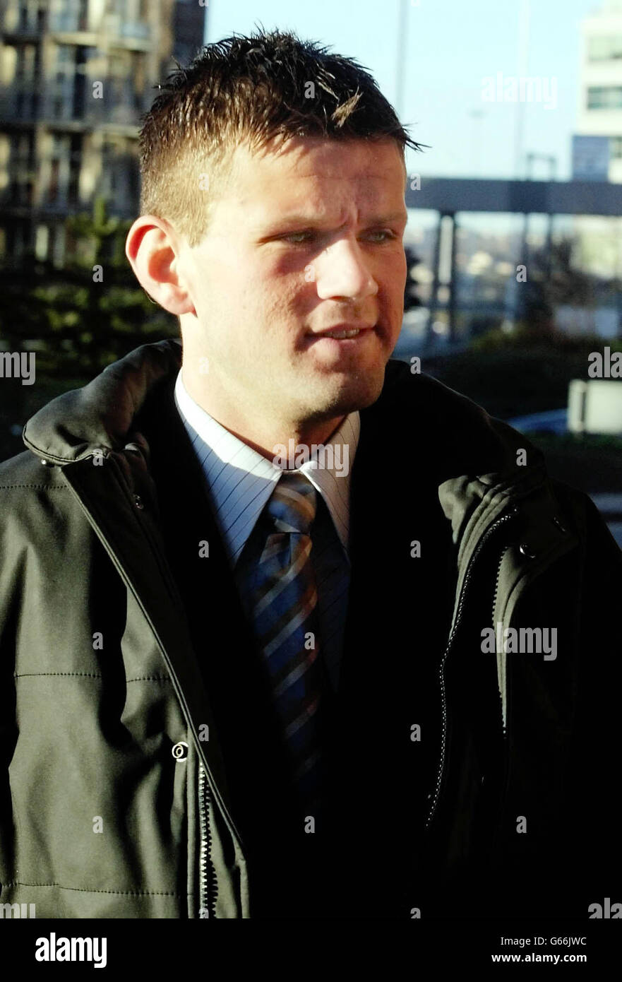 Leeds united player eirik bakke arrives at leeds magistrates court hi