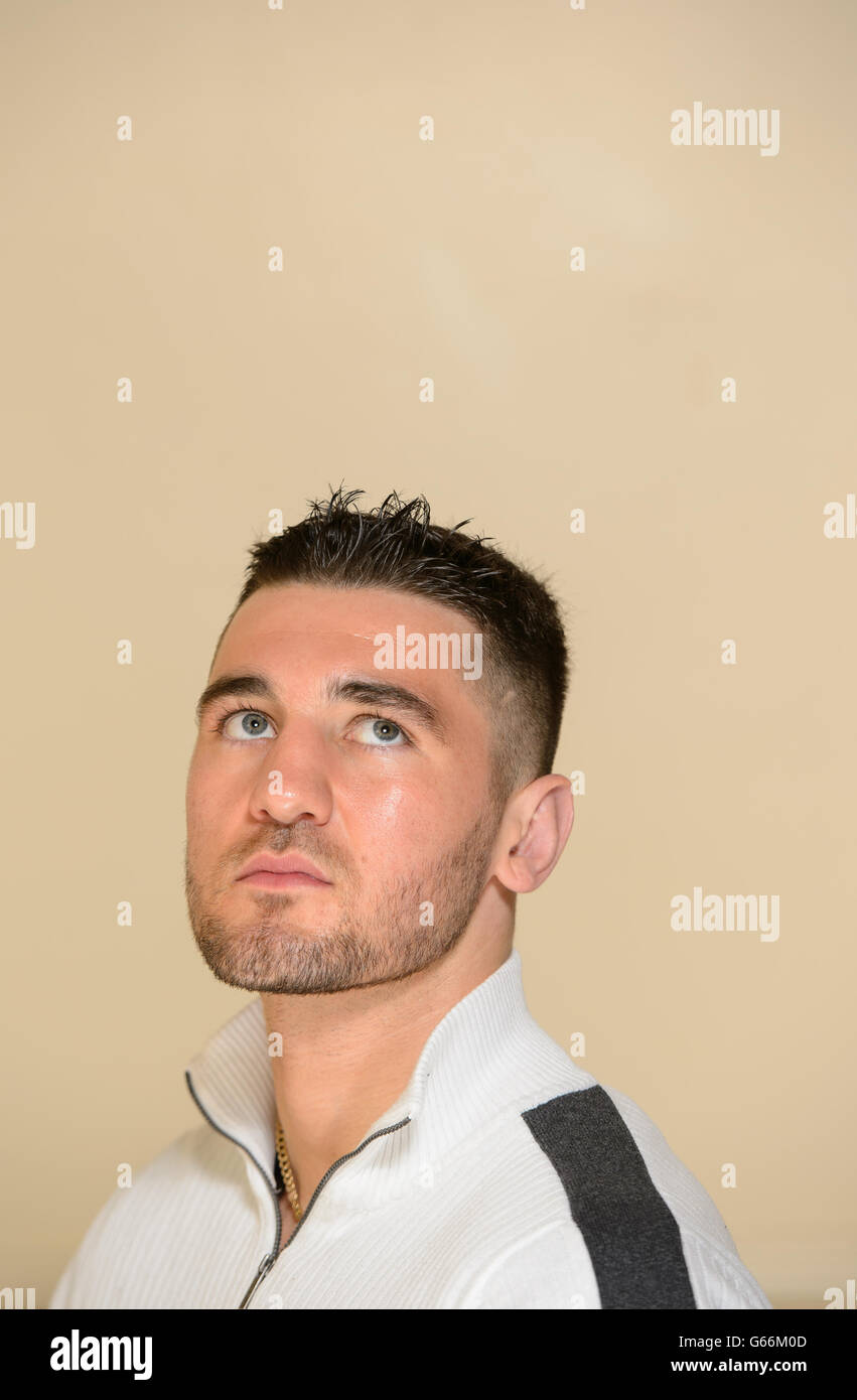 Boxer Nathan Cleverly during a press conference at The Landmark Hotel, London. Stock Photo