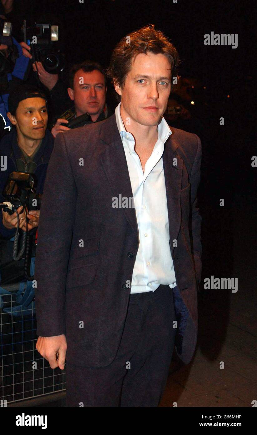 Empire Awards Hugh Grant Stock Photo Alamy