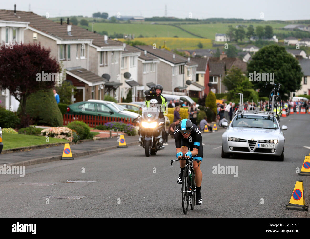 Cycling National Road Race Championships Day One Glasgow Stock