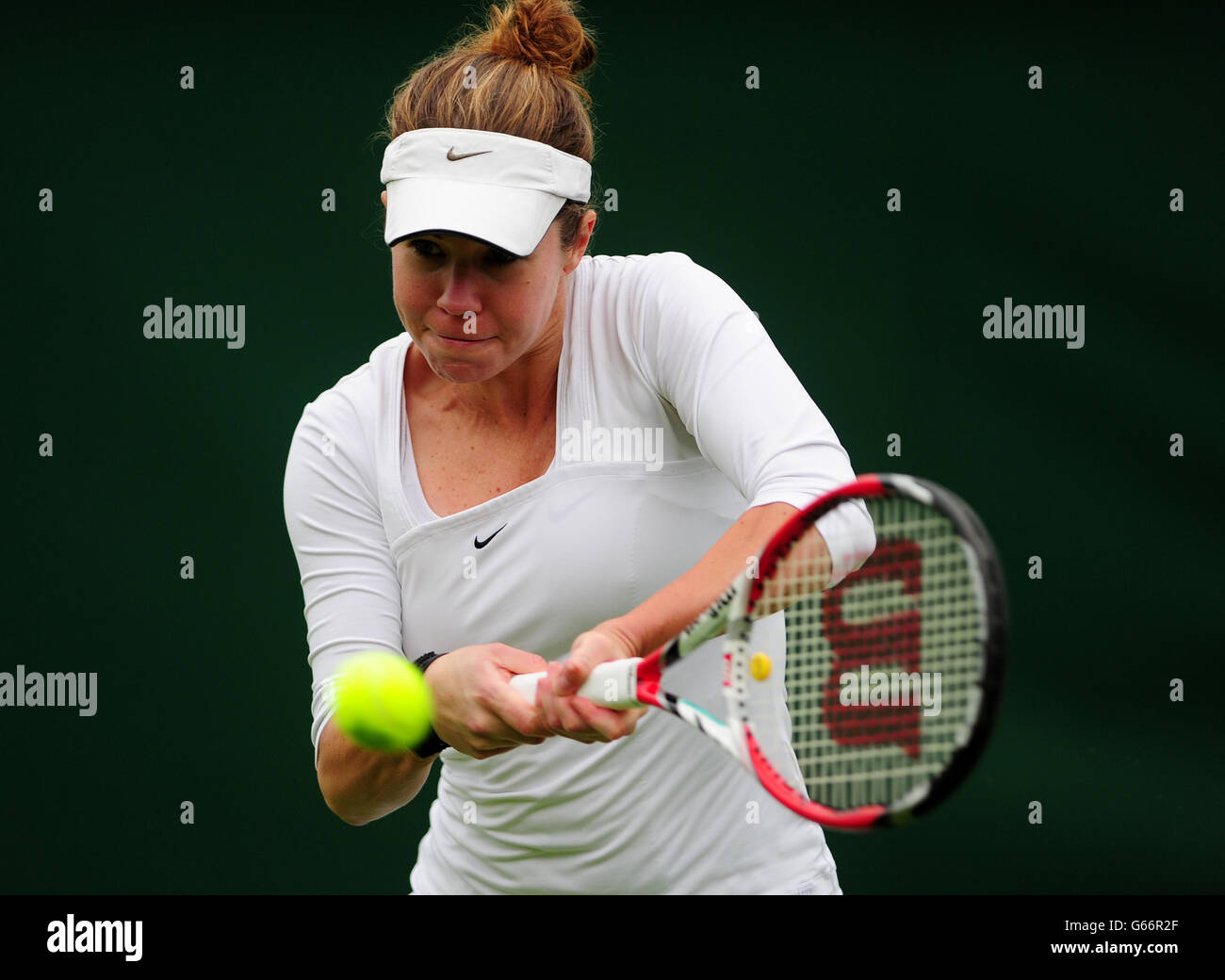 Tennis - 2013 Wimbledon Championships - Day One - The All England Lawn Tennis and Croquet Club Stock Photo