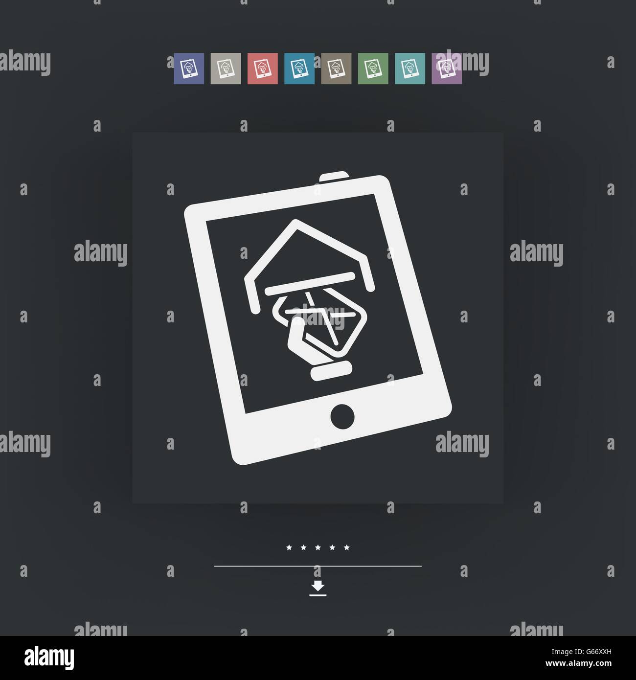 Tablet mail icon Stock Vector Image & Art - Alamy