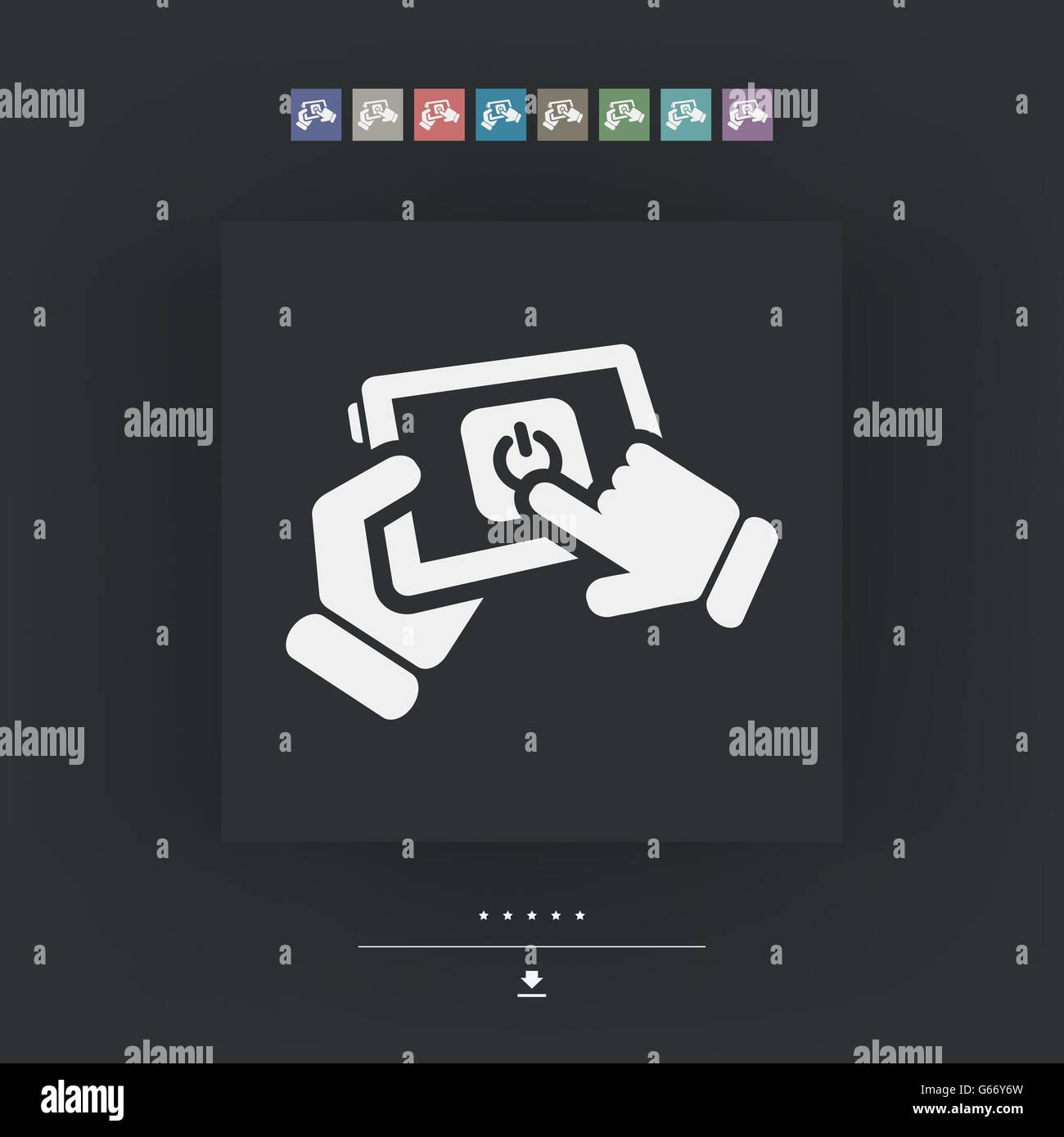 Mobile power switch Stock Vector Image & Art Alamy