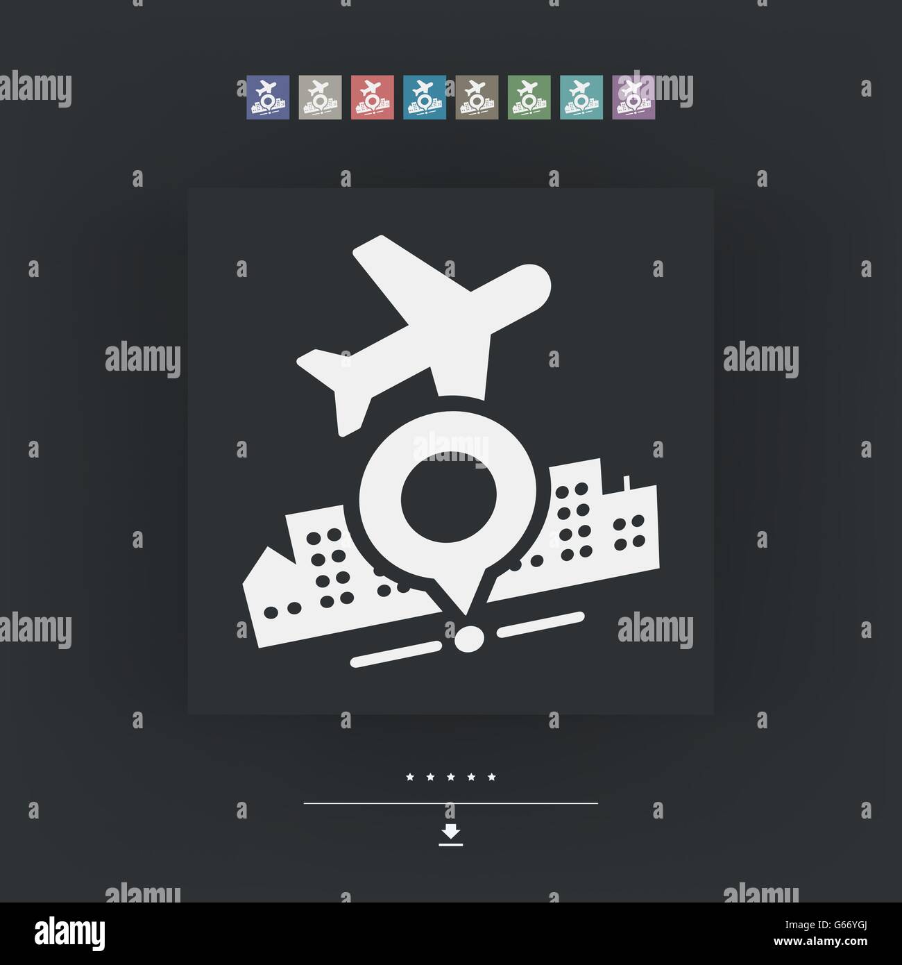 Travel point map Stock Vector Image & Art Alamy