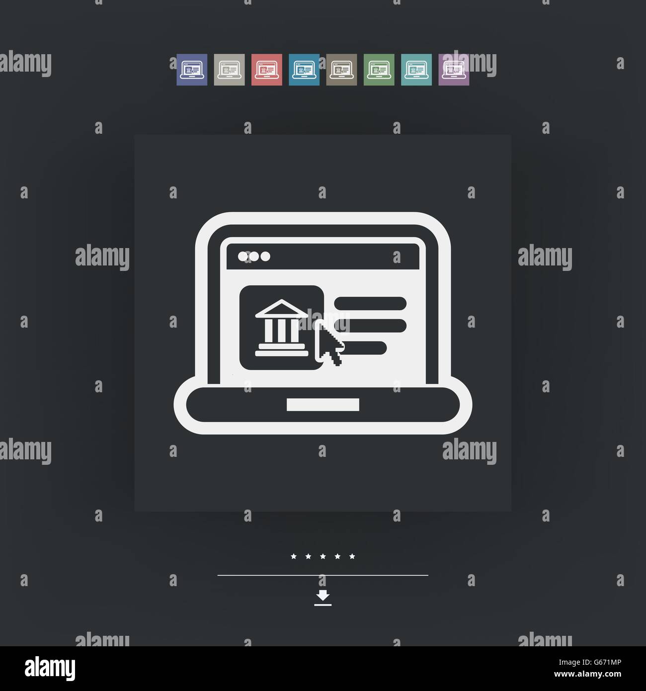 Historical website icon Stock Vector Image & Art Alamy