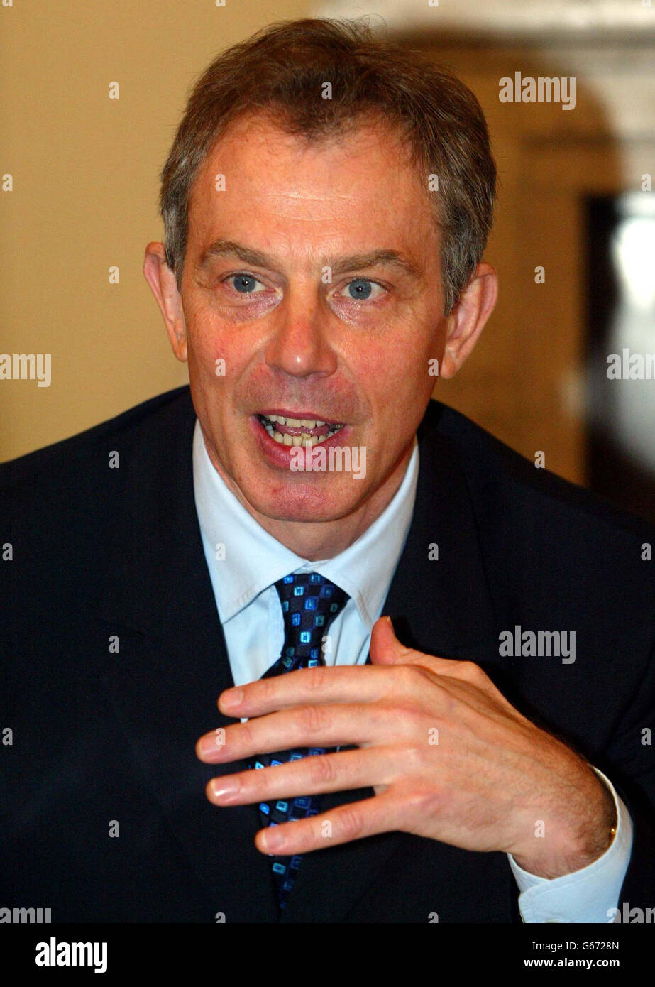 TONY BLAIR - NHS MEETING Stock Photo - Alamy