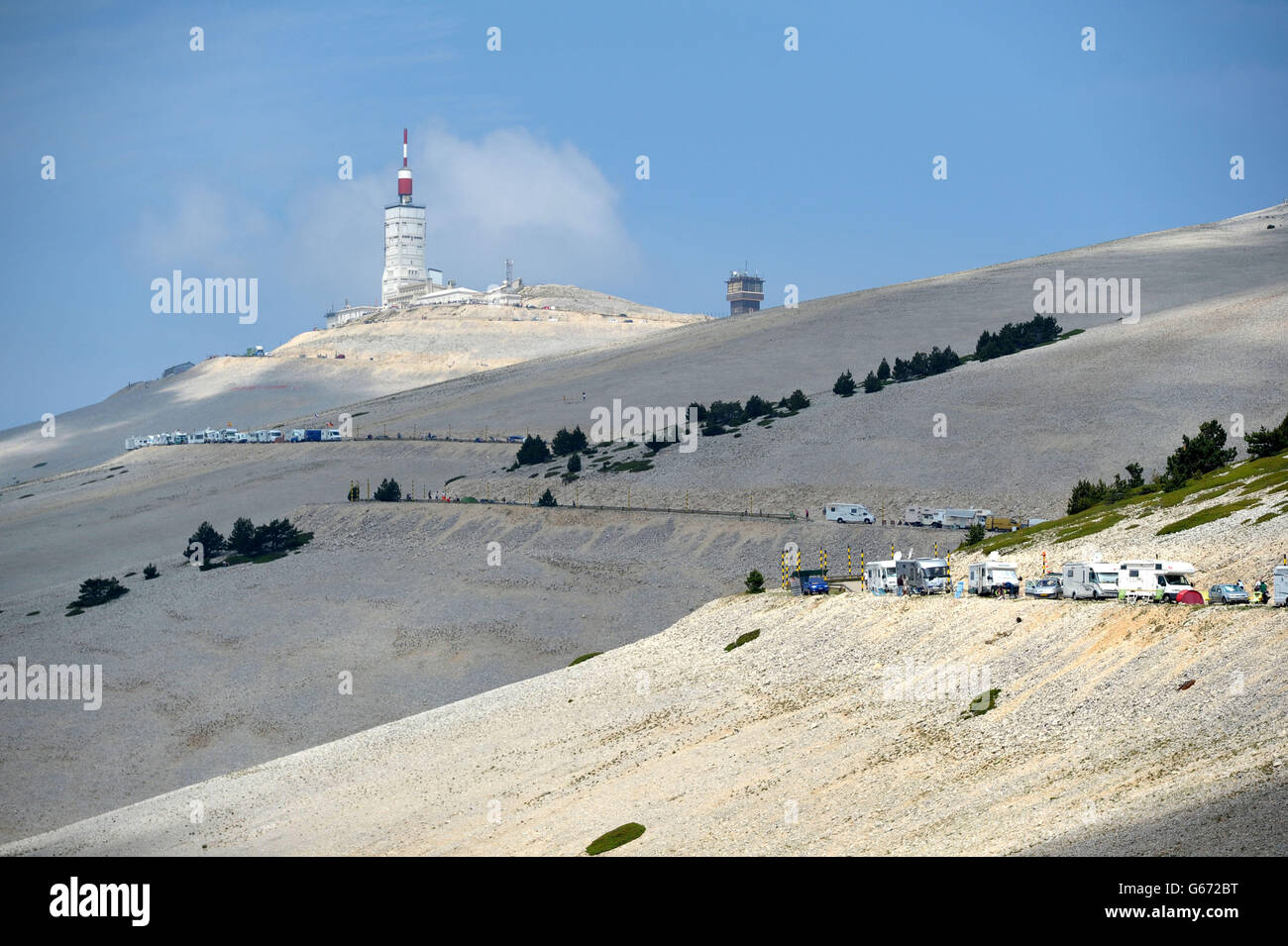General view of the last kilometers of tomorrow's Stage 15 of Le Tour