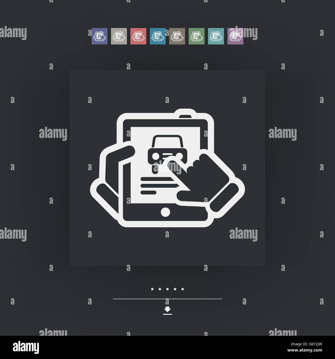 Car dealership display Stock Vector Images - Alamy