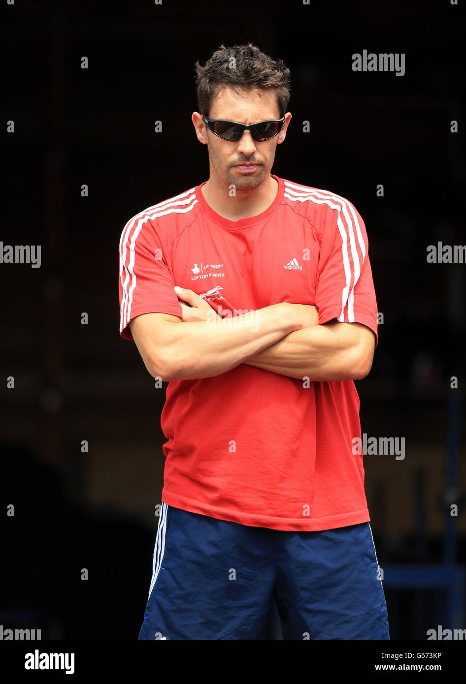 Skeleton Team GB Media Day Bath University. Danny Holdcroft, Head